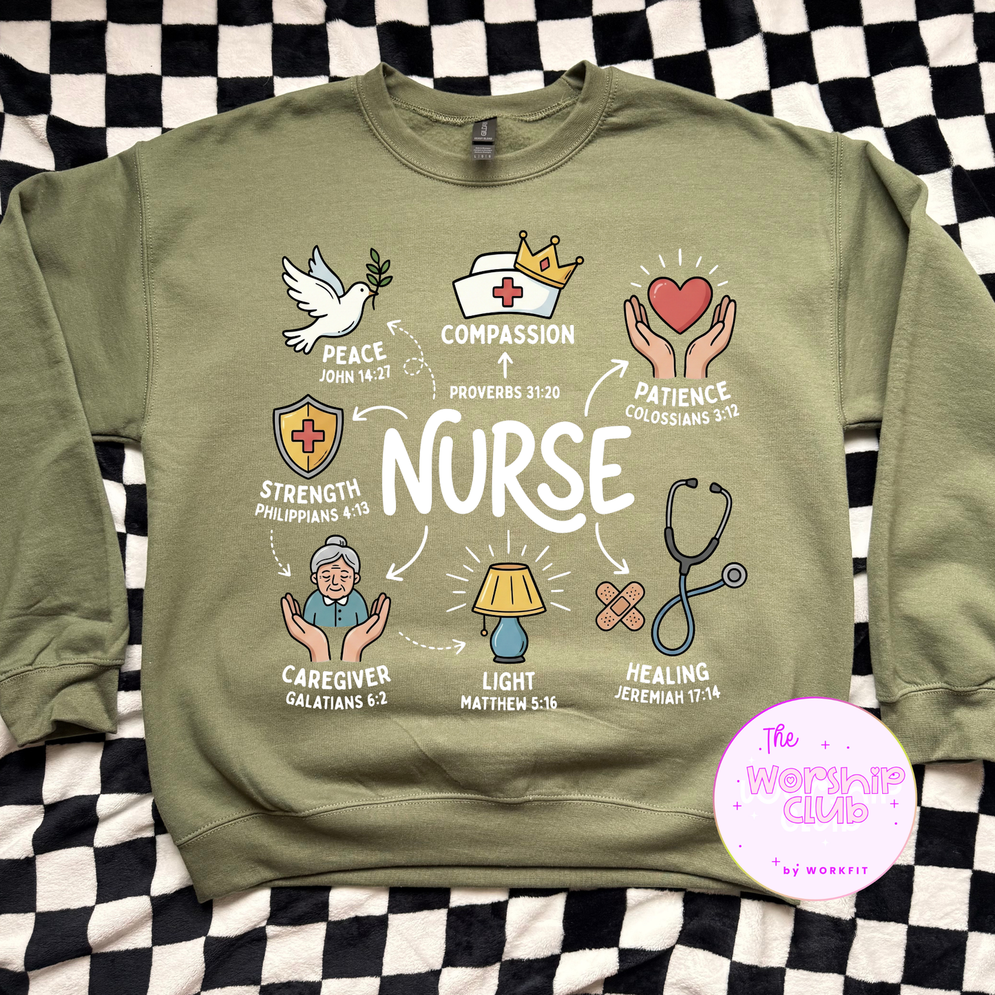 What would a Nurse do Crewneck
