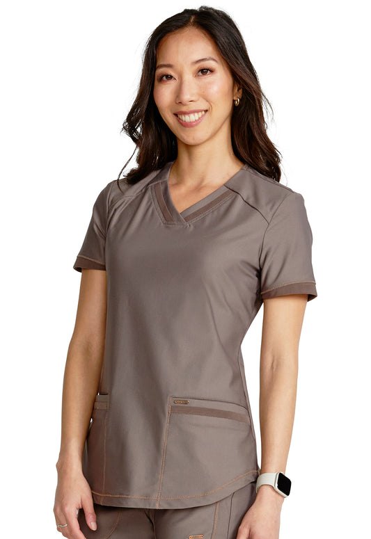 Cherokee Form V Neck Top