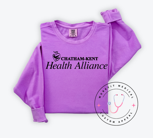 CKHA Neon Purple Crewneck