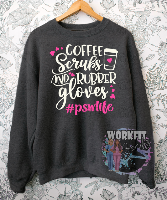 Coffee Scrubs PSW Crewneck