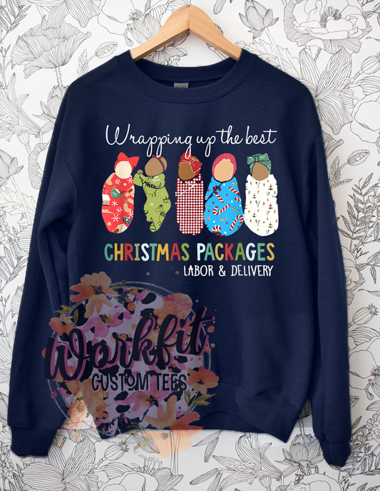 Crewneck - Medical Christmas - L & D  package