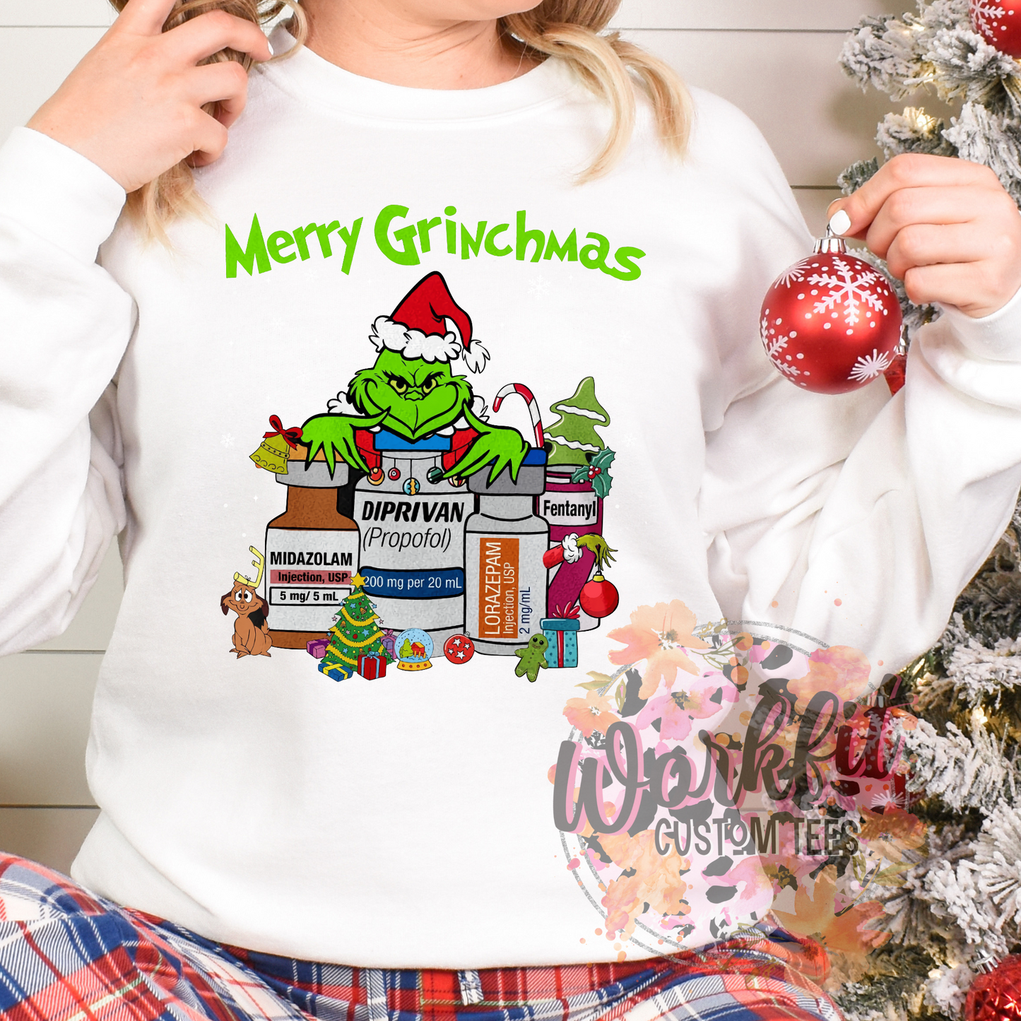 Crewneck - Medical Christmas - grinch