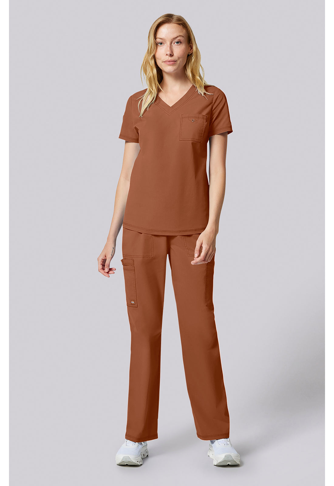 Ginger Glow Straight Leg Scrubs Pant