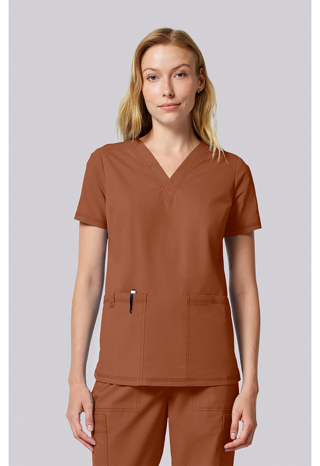 Ginger Glow Scrub Top