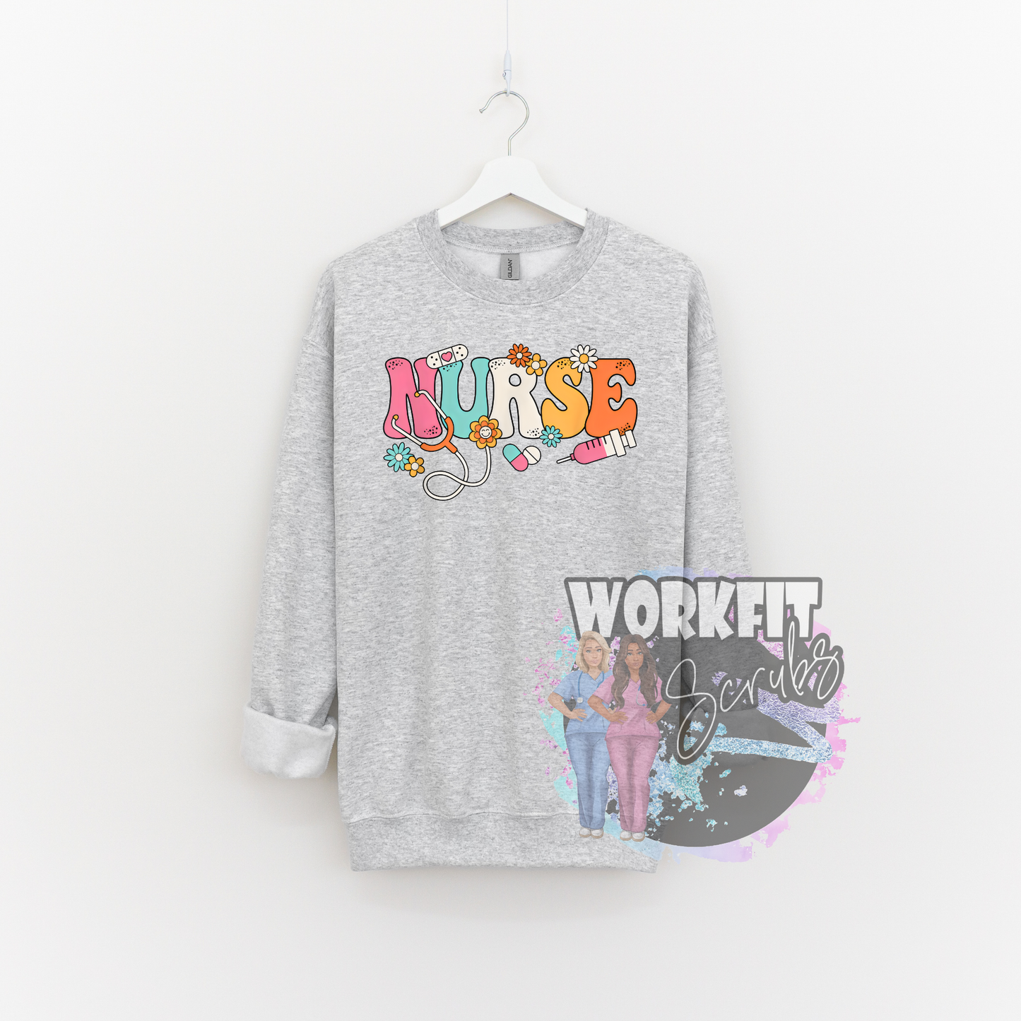 Daisy Nurse Crewneck