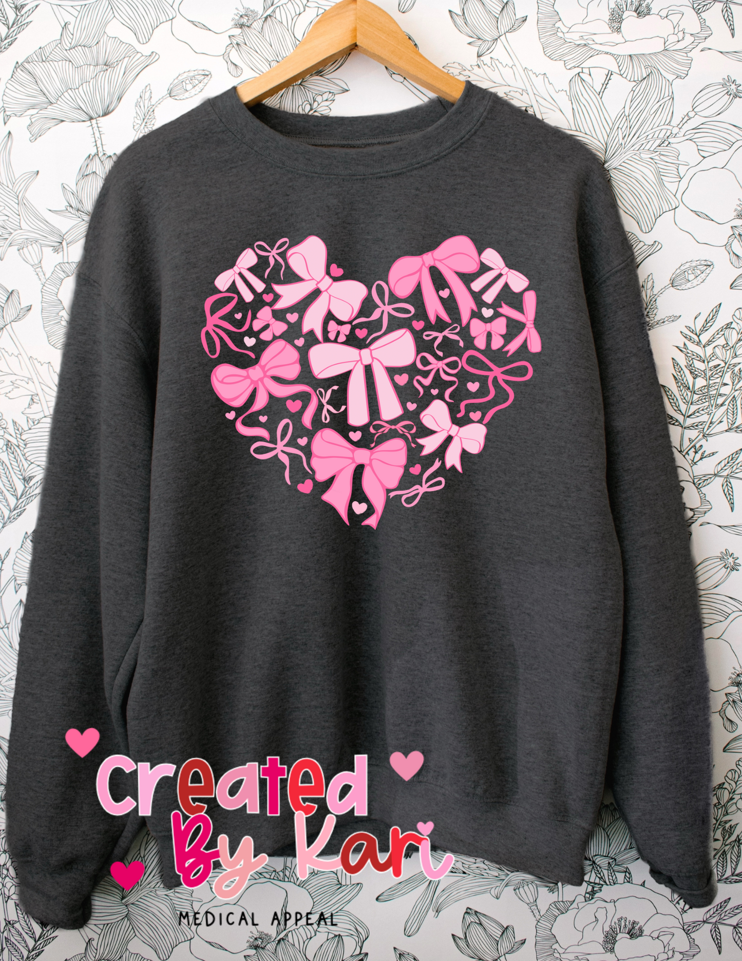 Heart of a million bows Crewneck