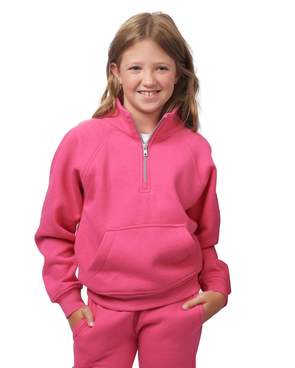 Youth Boxy Half Zip Fleece