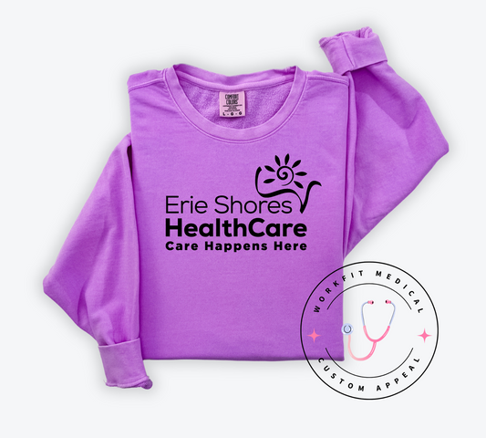 ESHC Comfort Color Neon Purple Crew