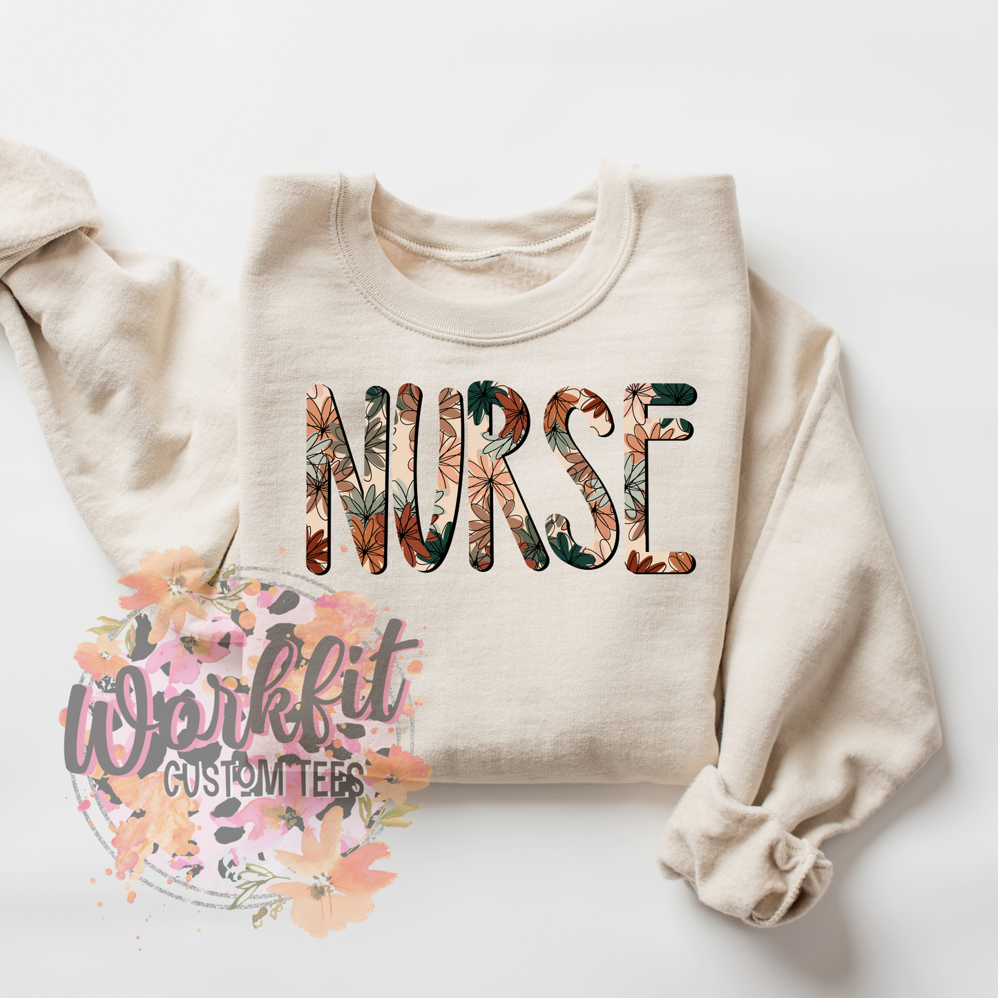 Midnight Floral Crewneck