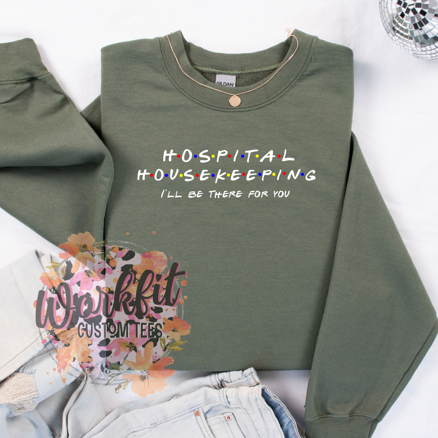 Hospital Housekeeping Crewneck