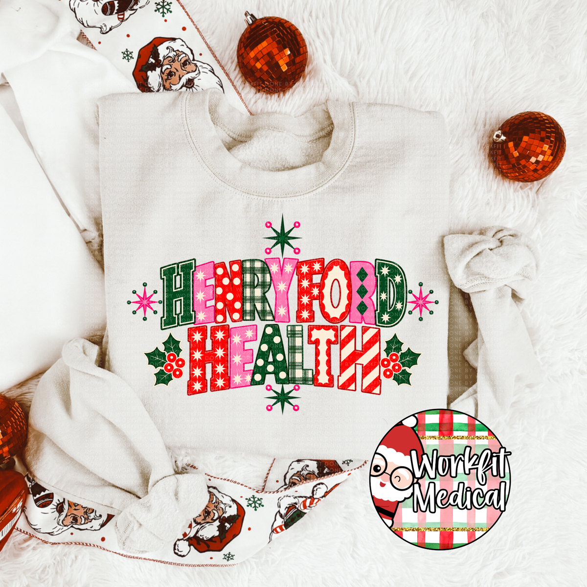 Henry Ford Festive Holiday Crewneck
