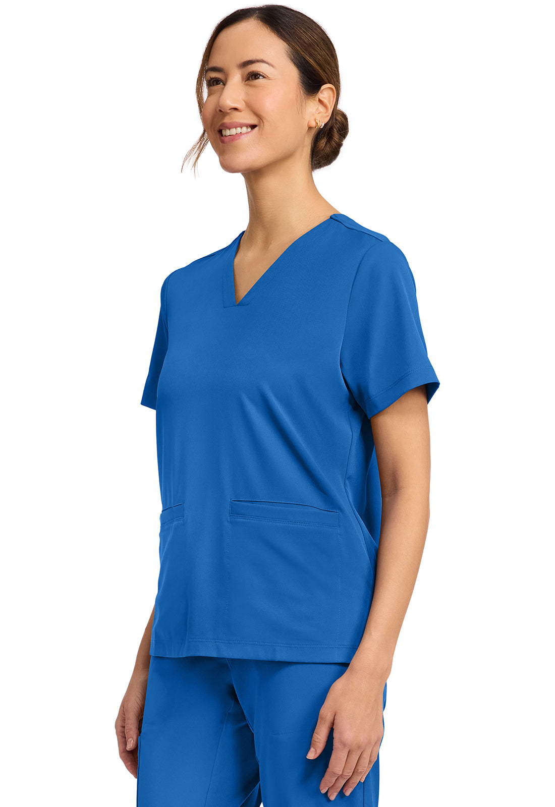 HH635 3 Pocket V Neck Top