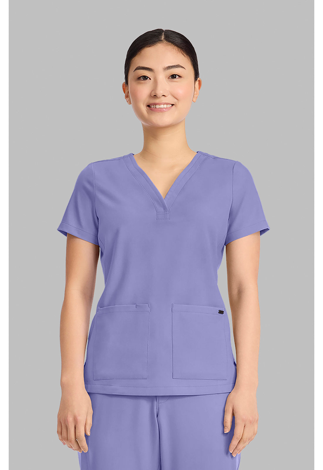 Women's 3-Pocket Y-Neck Top