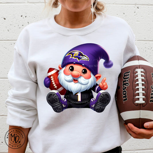 NFL Gnomes White Crewneck