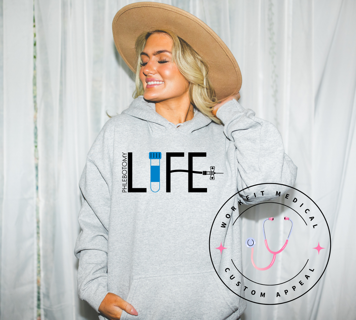 Phlebotomist Life Crewneck