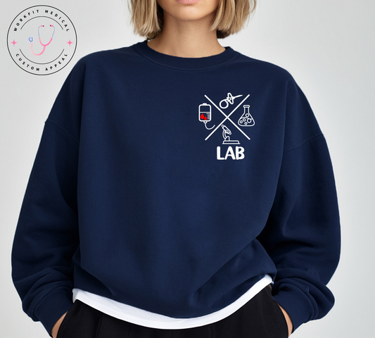 Lab Pocket Crewneck