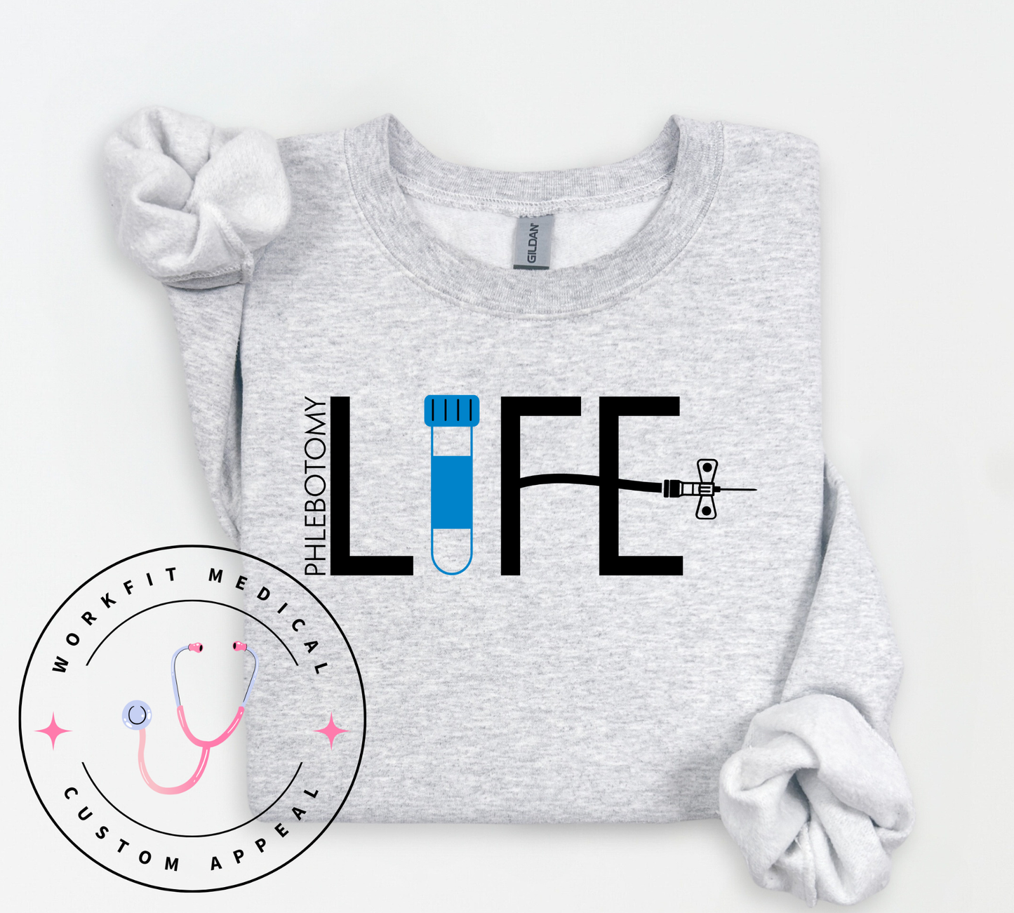 Phlebotomist Life Crewneck