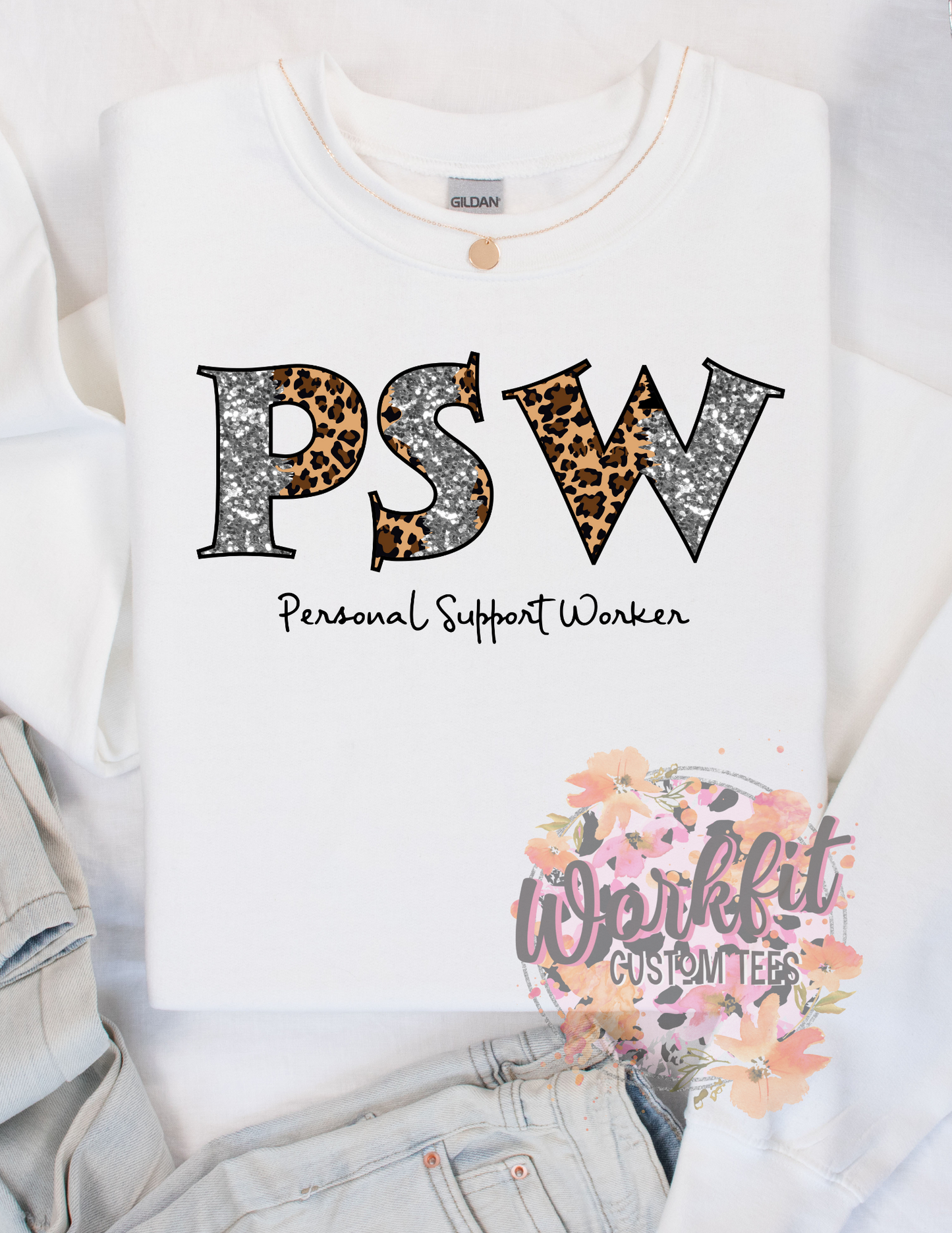 PSW Leopard Crewneck