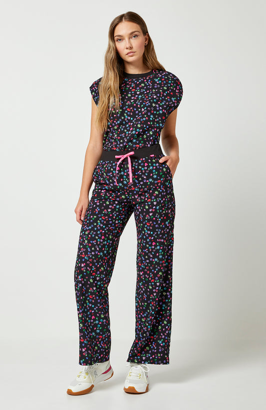 Wide Leg Pant in SPARKLING JEWELS