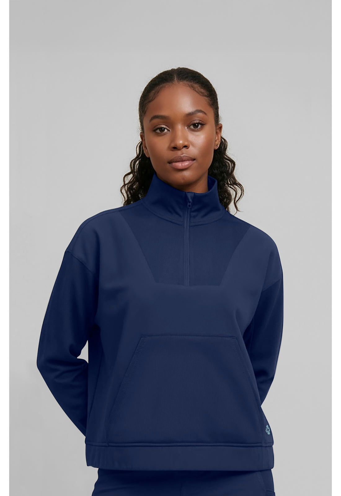 Half Zip Jacket in Black