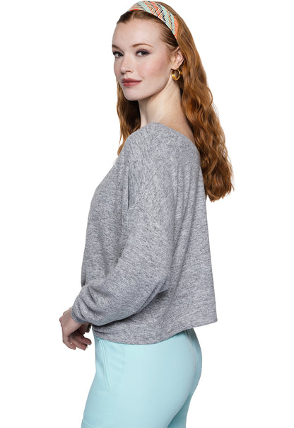 Long Sleeve Knit Reversible Pullover