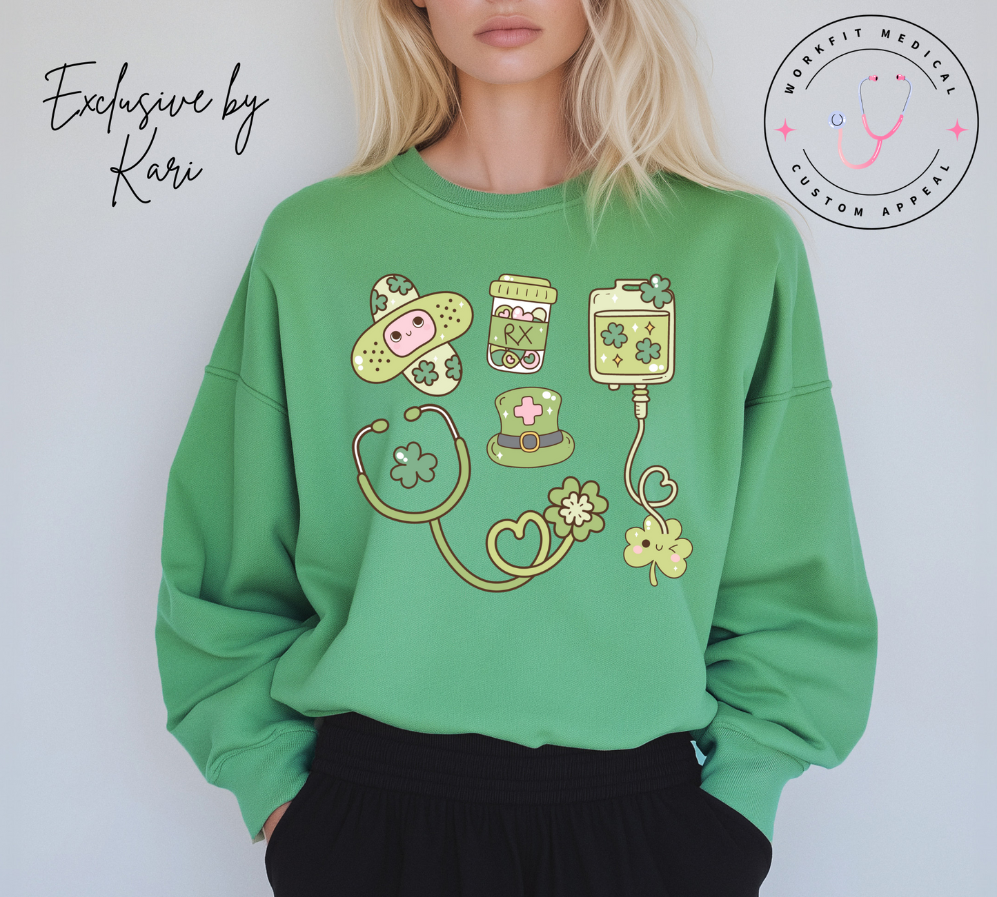 St.Patty's Day Medical Crewnecks