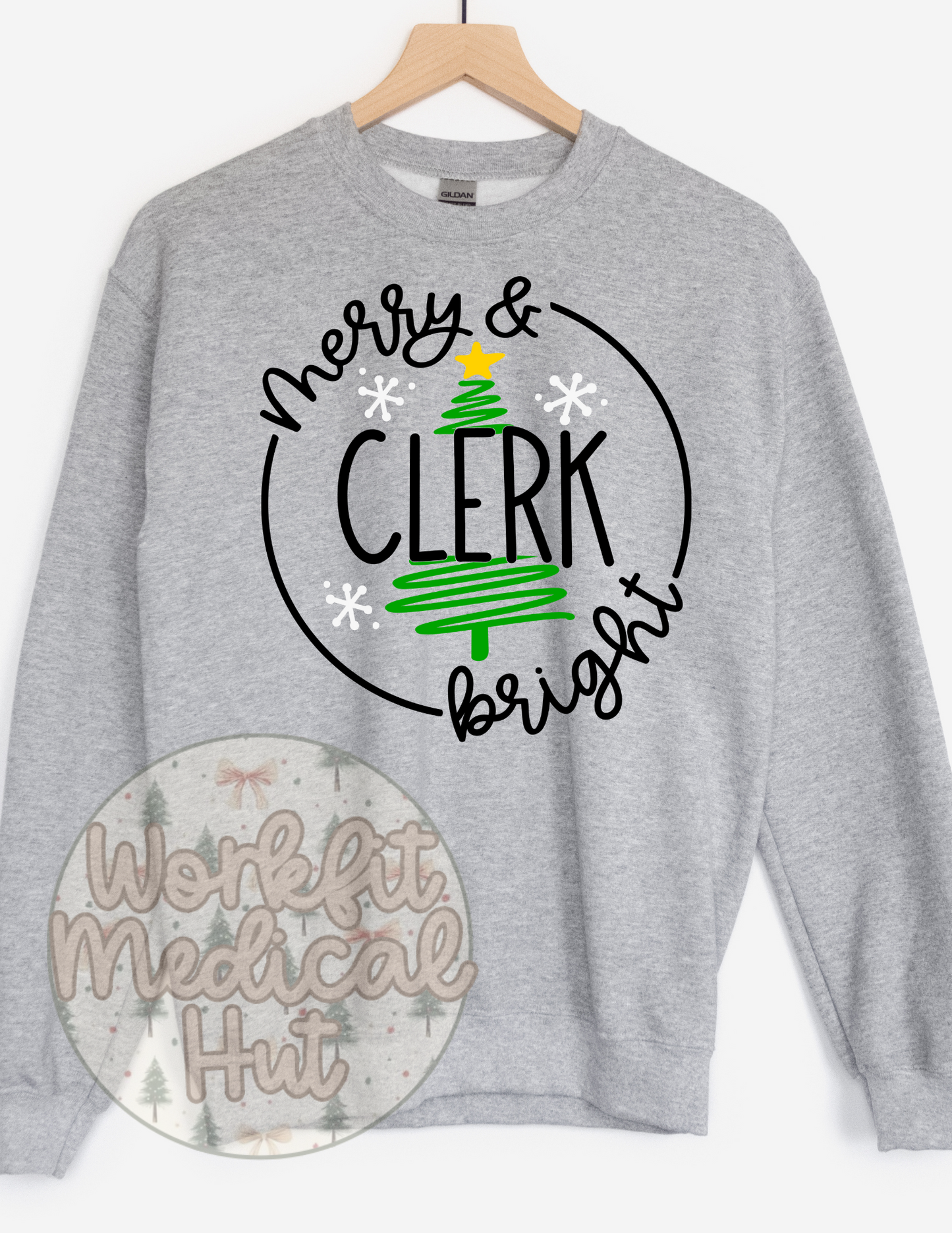 Merry & Bright Clerk Sweater