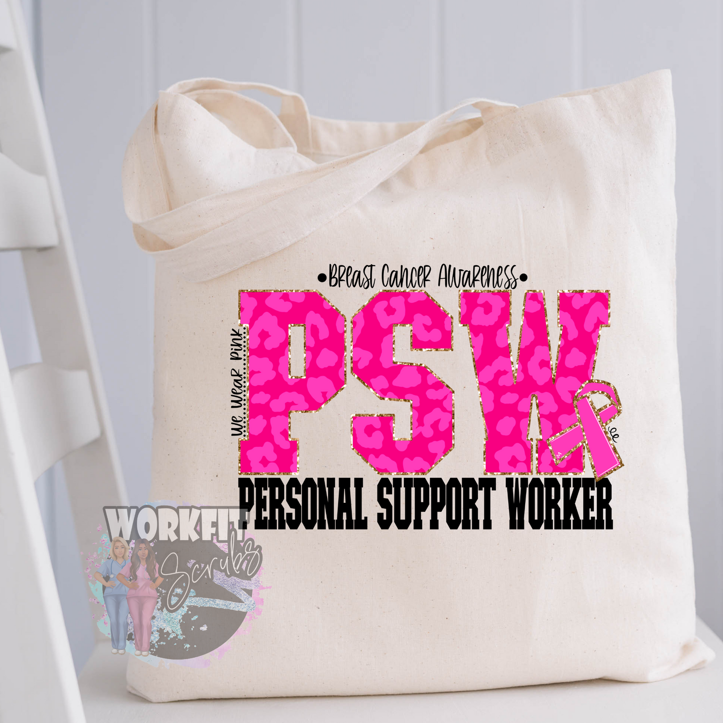Breast Cancer Awareness Tote Bag