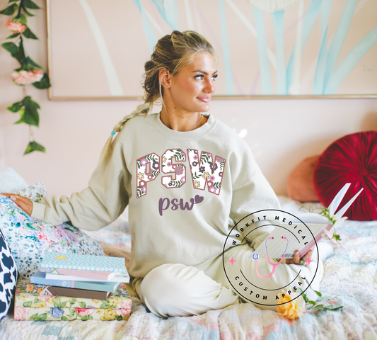 PSW floral Crewneck