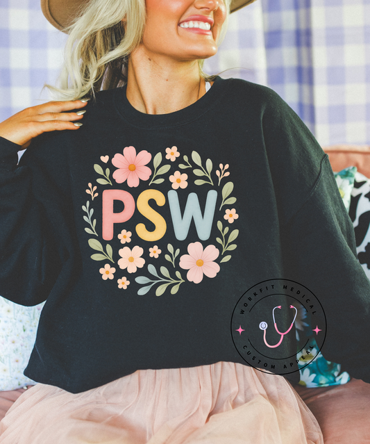 PSW 26 Floral Crewneck