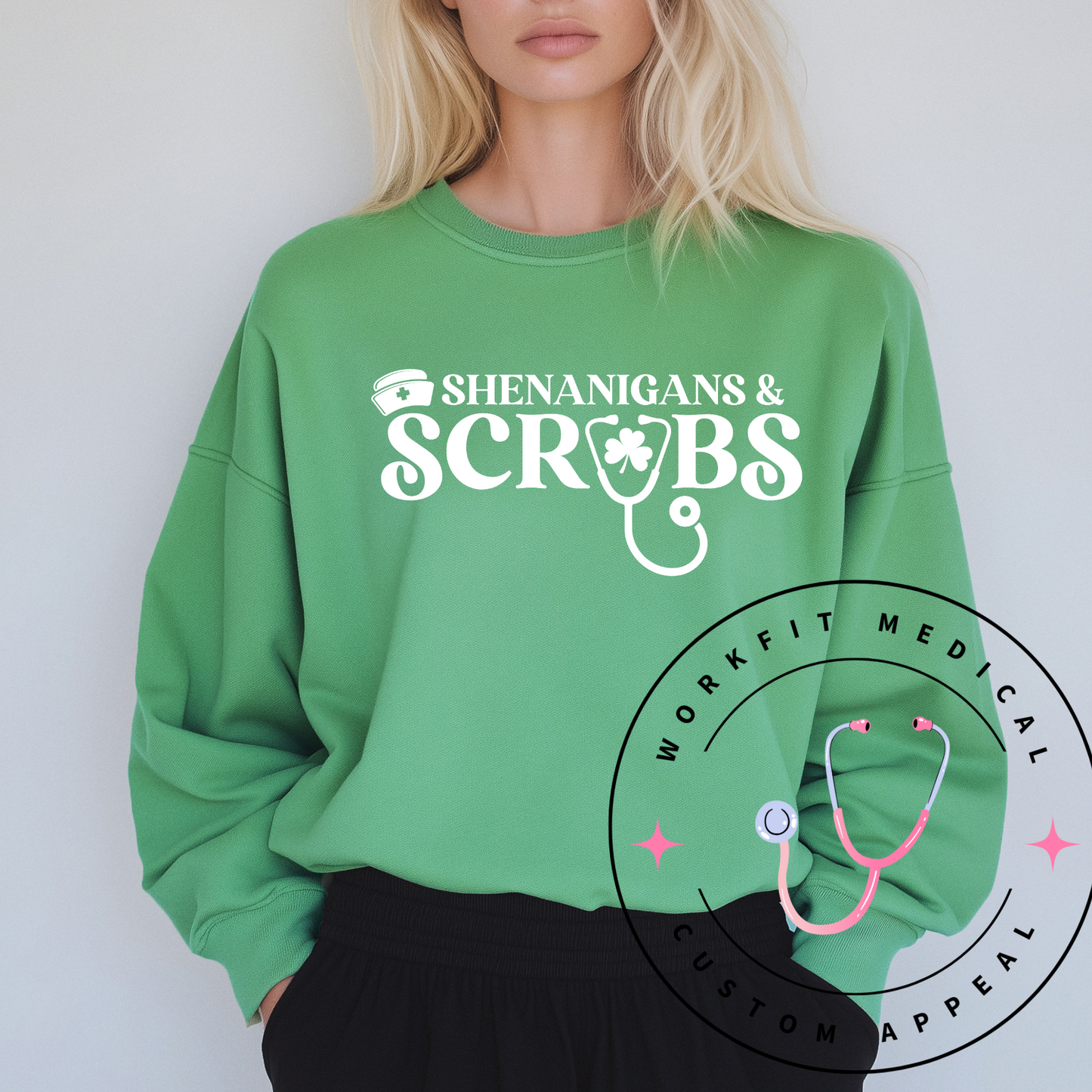 St.Patty's Day Medical Crewnecks