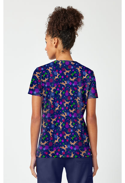 Tooniforms Holiday Printed Scrub Tops