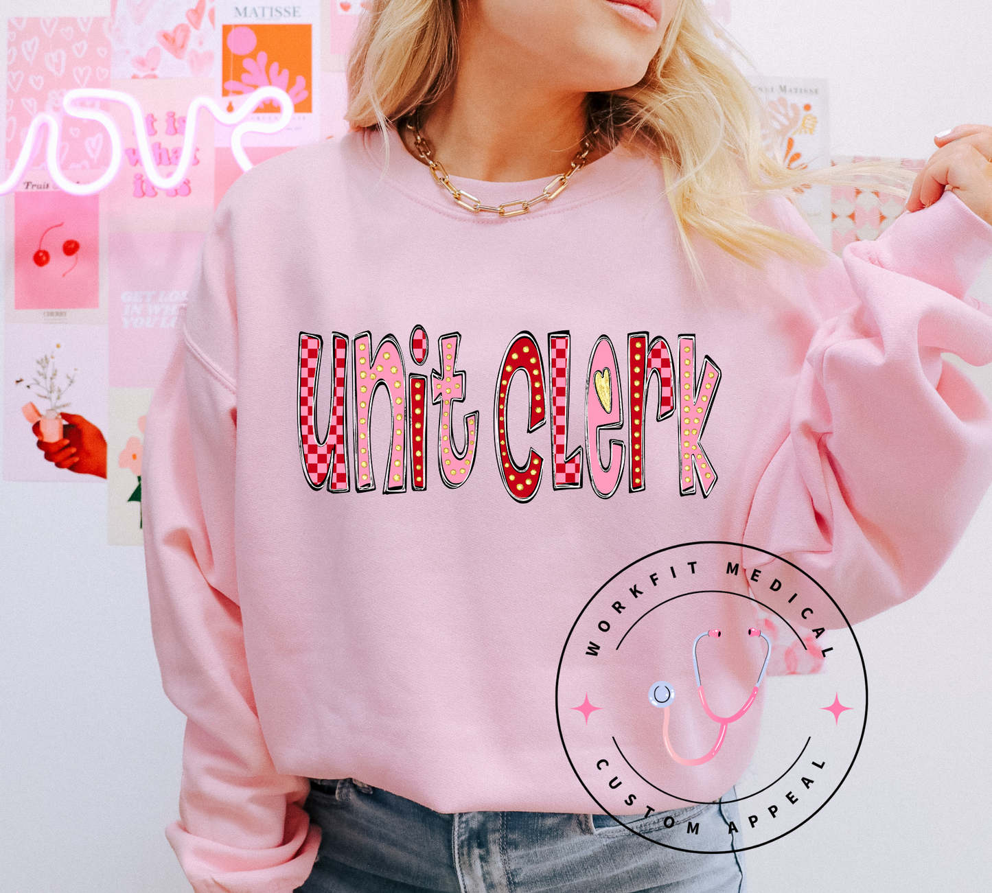 Unit Clerk Doddle V-Day Crewneck