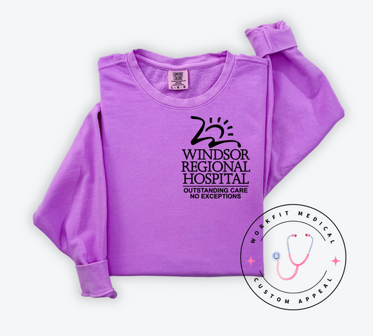 WRN Neon Purple Crewneck