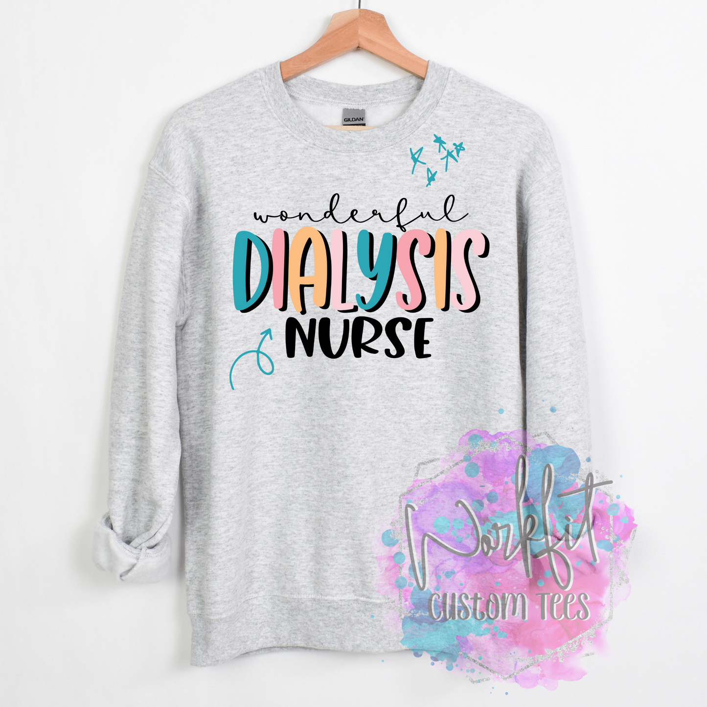 Nurse- Wonderful Dialysis crewneck