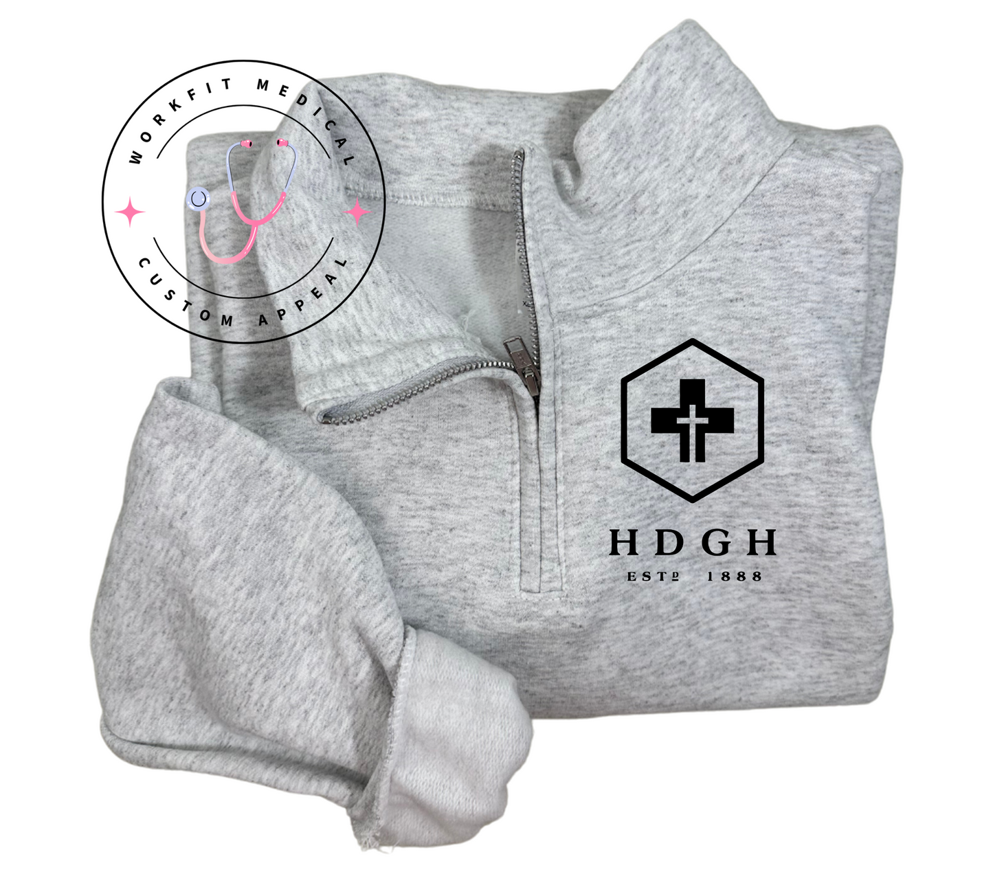 1/4 Zip HDHC Crewneck