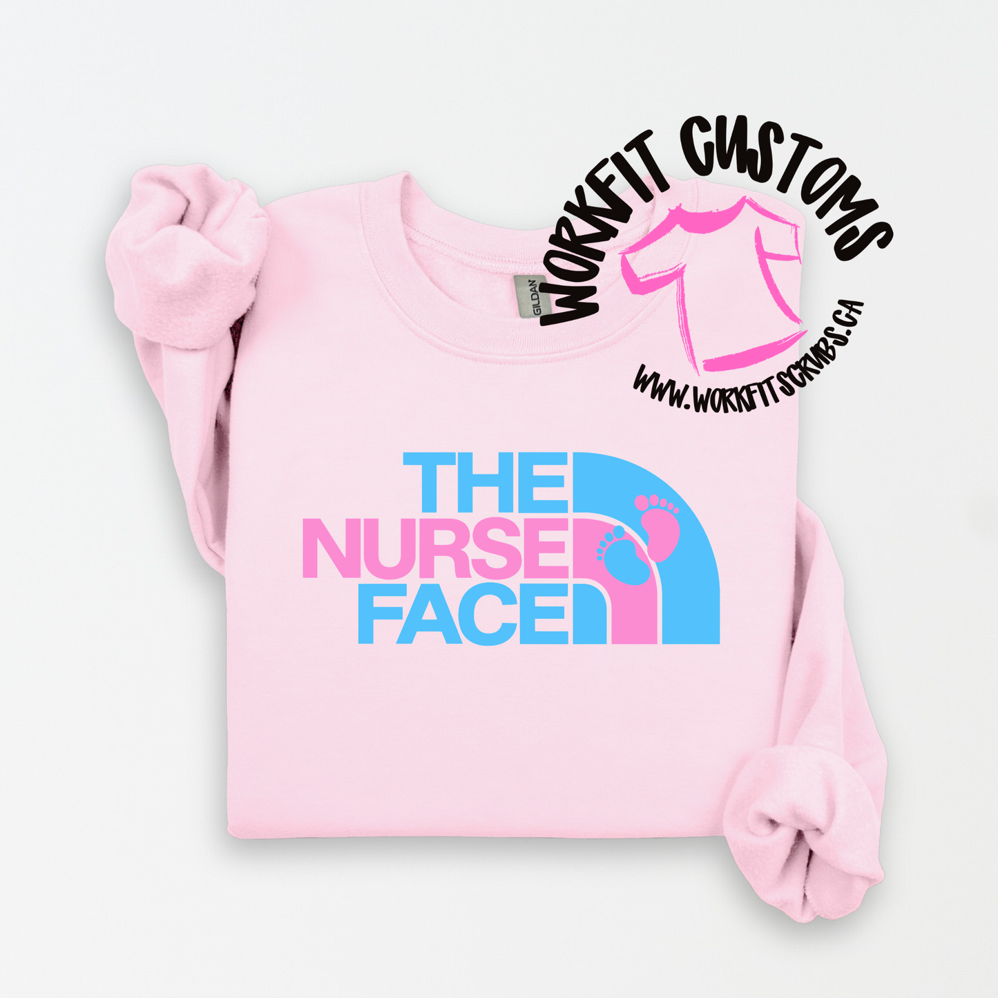 L&D The Nurse Face crewneck