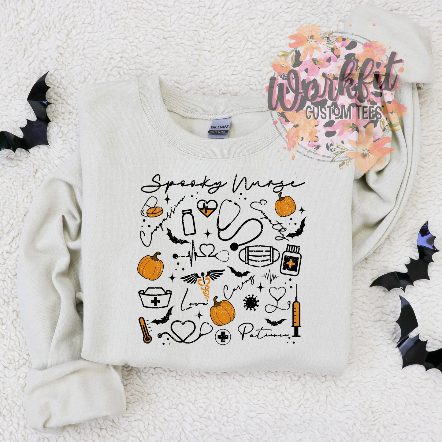 Halloween Nurse Crewnecks