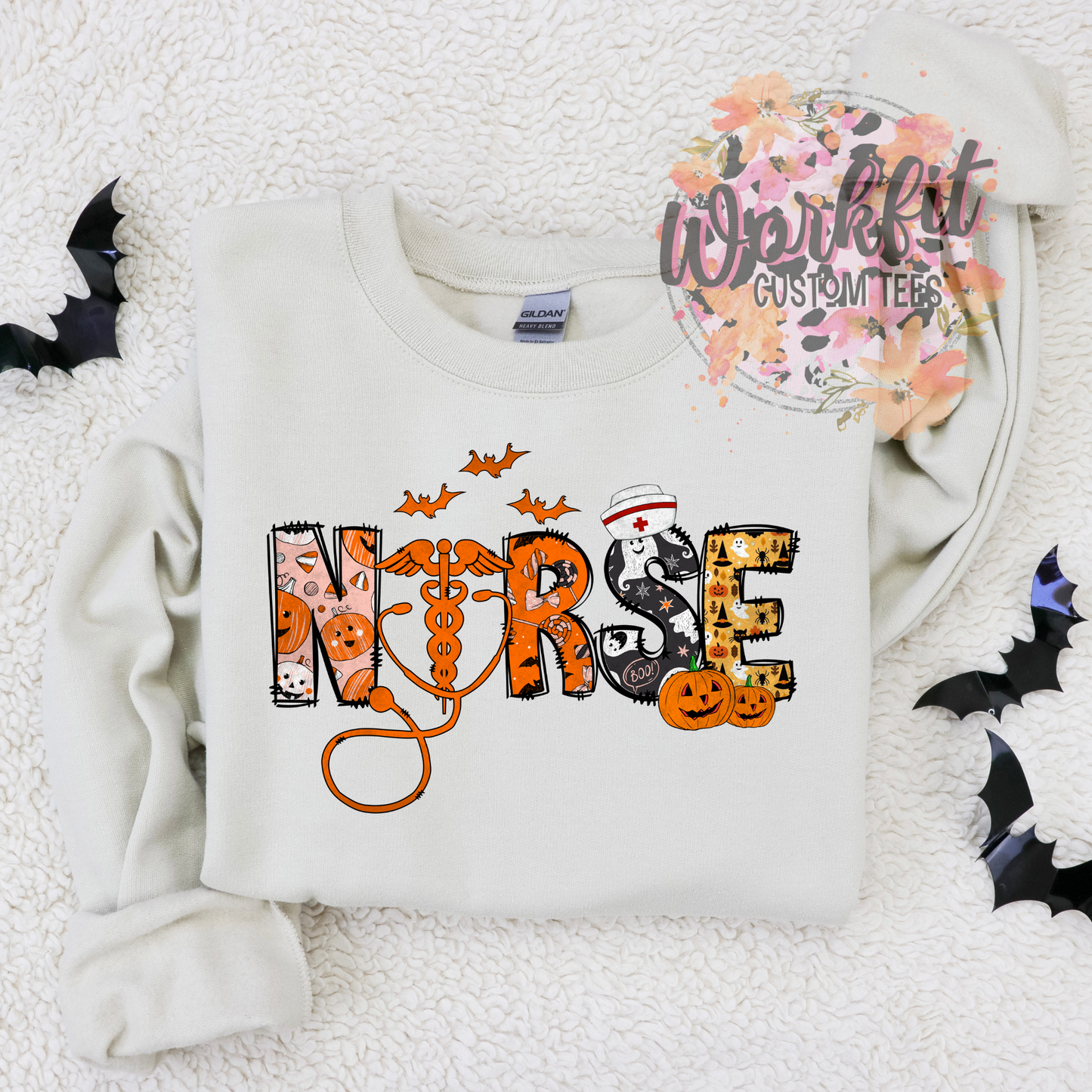 Halloween Nurse Crewnecks