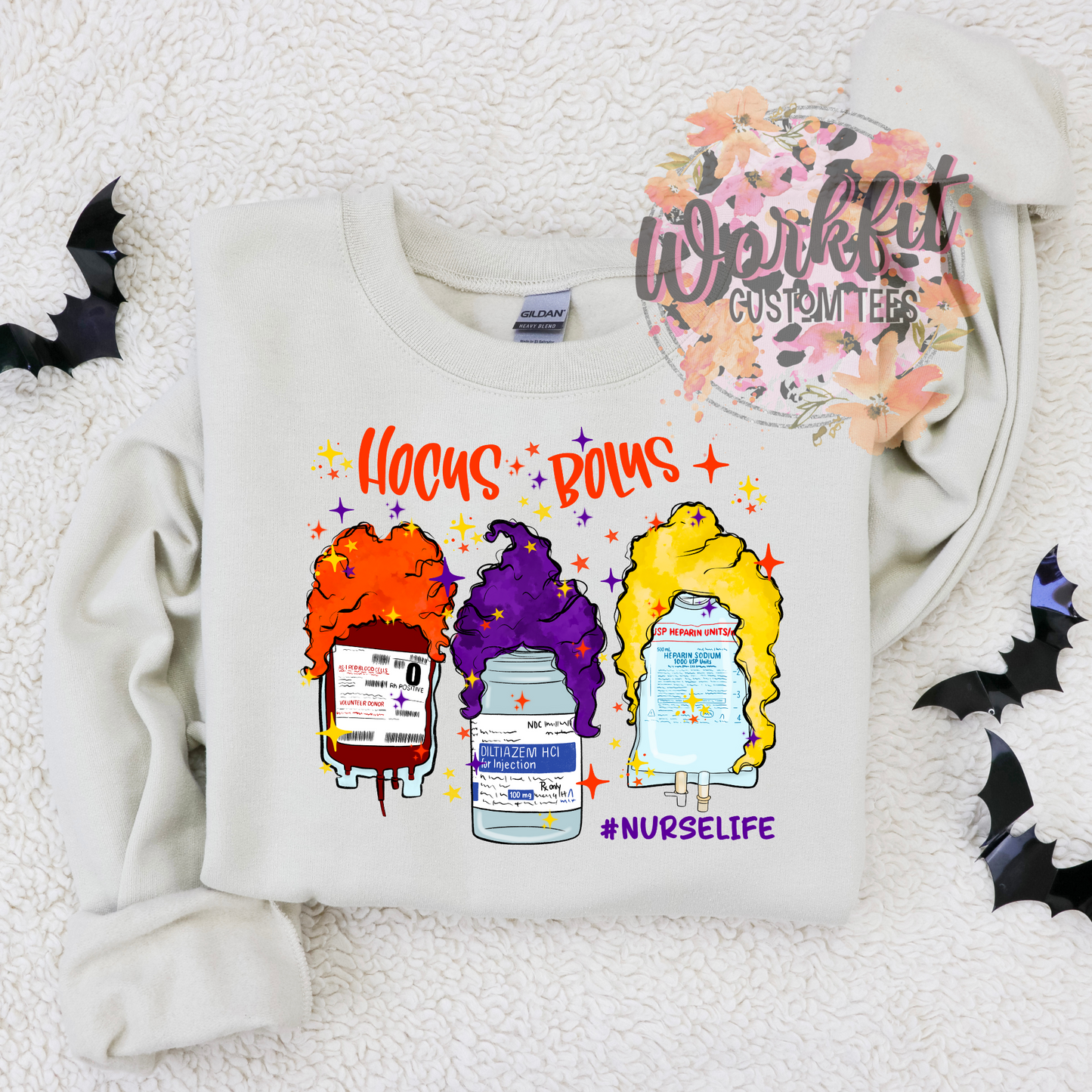 Halloween Nurse Crewnecks