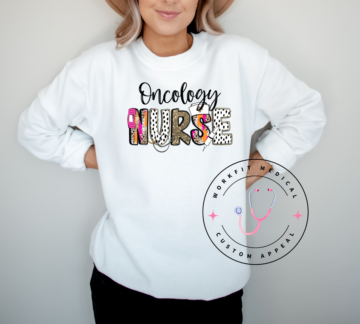 Oncology Nurse Crewnecks