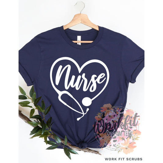 Yyeselk Womens Summer Tops Cute Nursing Uniforms with Pocket Short Sleeve  V-Neck Blouse Nurse Scrub Top Gradient T-Shirt Short Sleeve Shirts T-Shirts  Tshirt(Light blue XXL) 