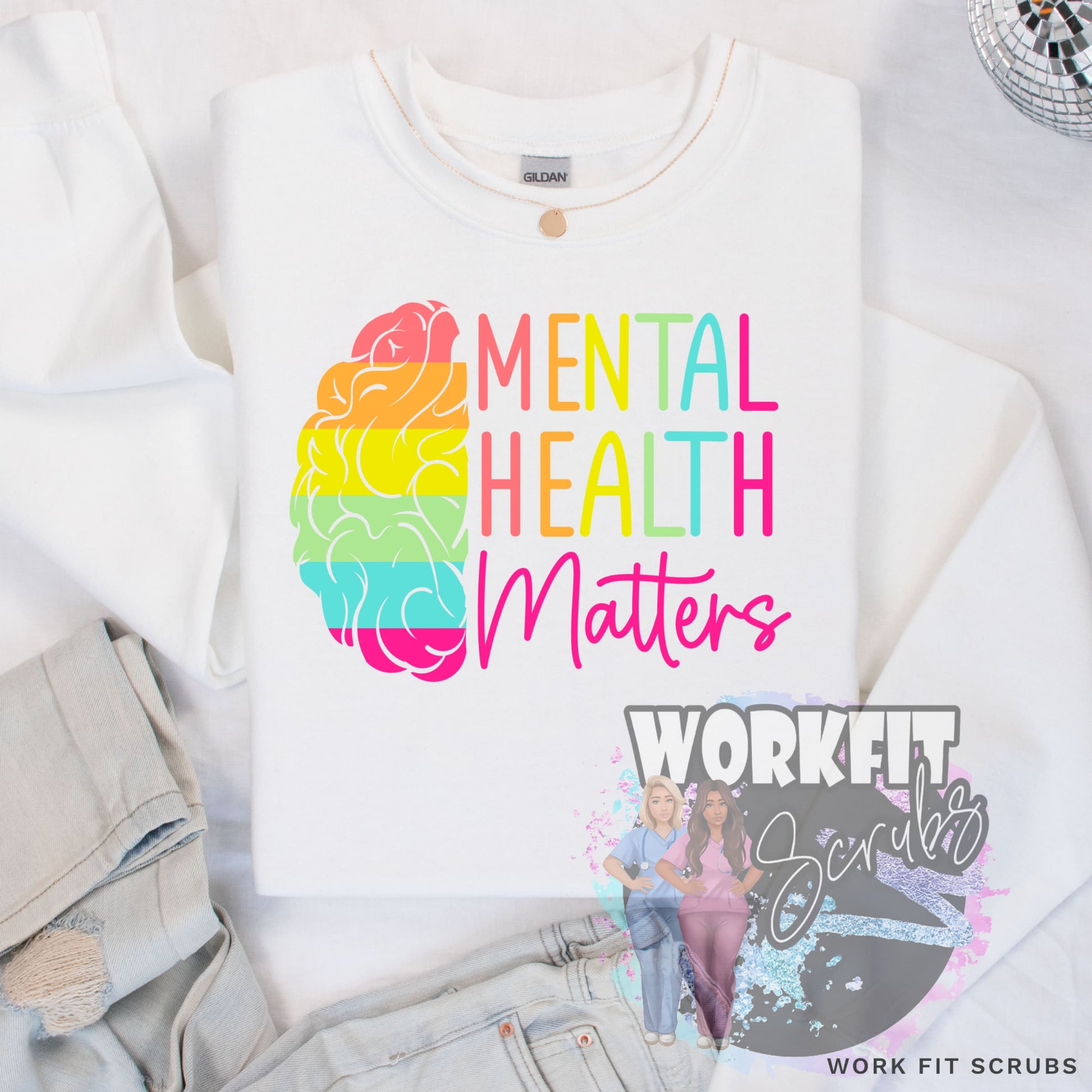 SHOP DTF CANADA - Mental Health Matters Crewneck.