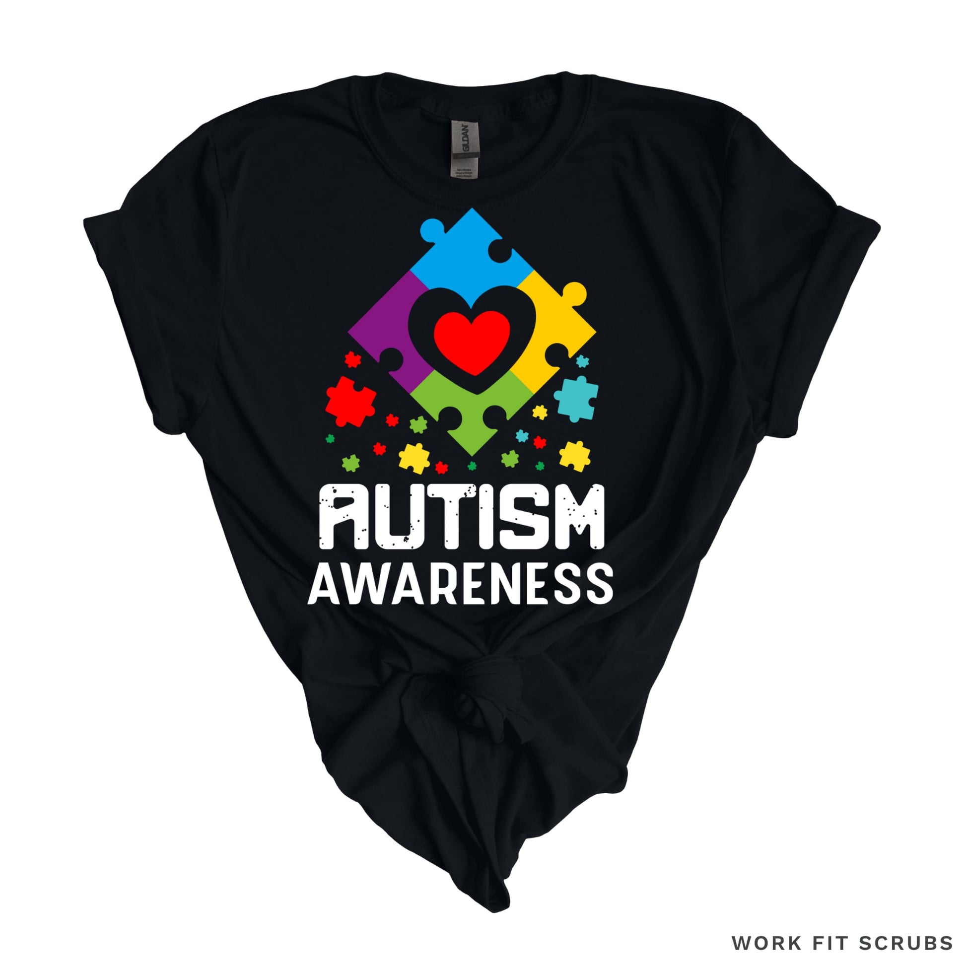 Work Fit Scrubs - Autism Awareness Tees.