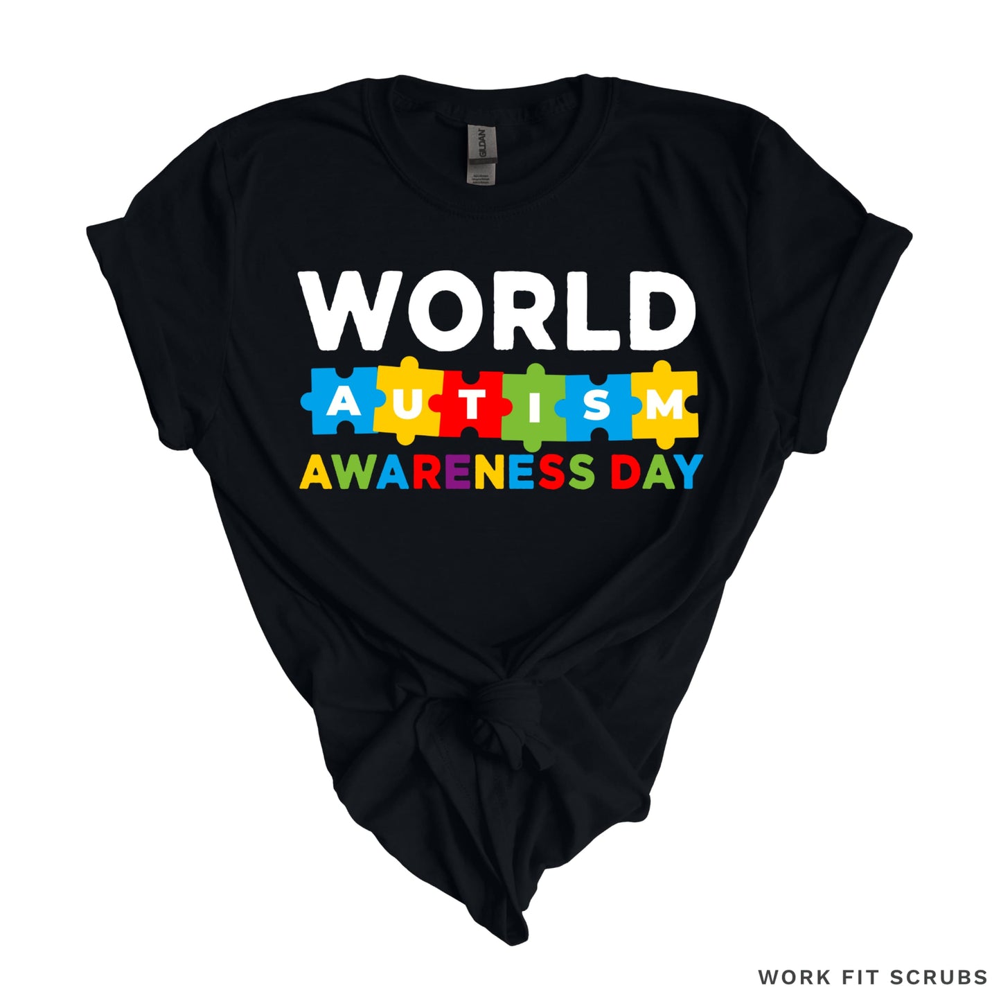 Work Fit Scrubs - Autism Awareness Tees.