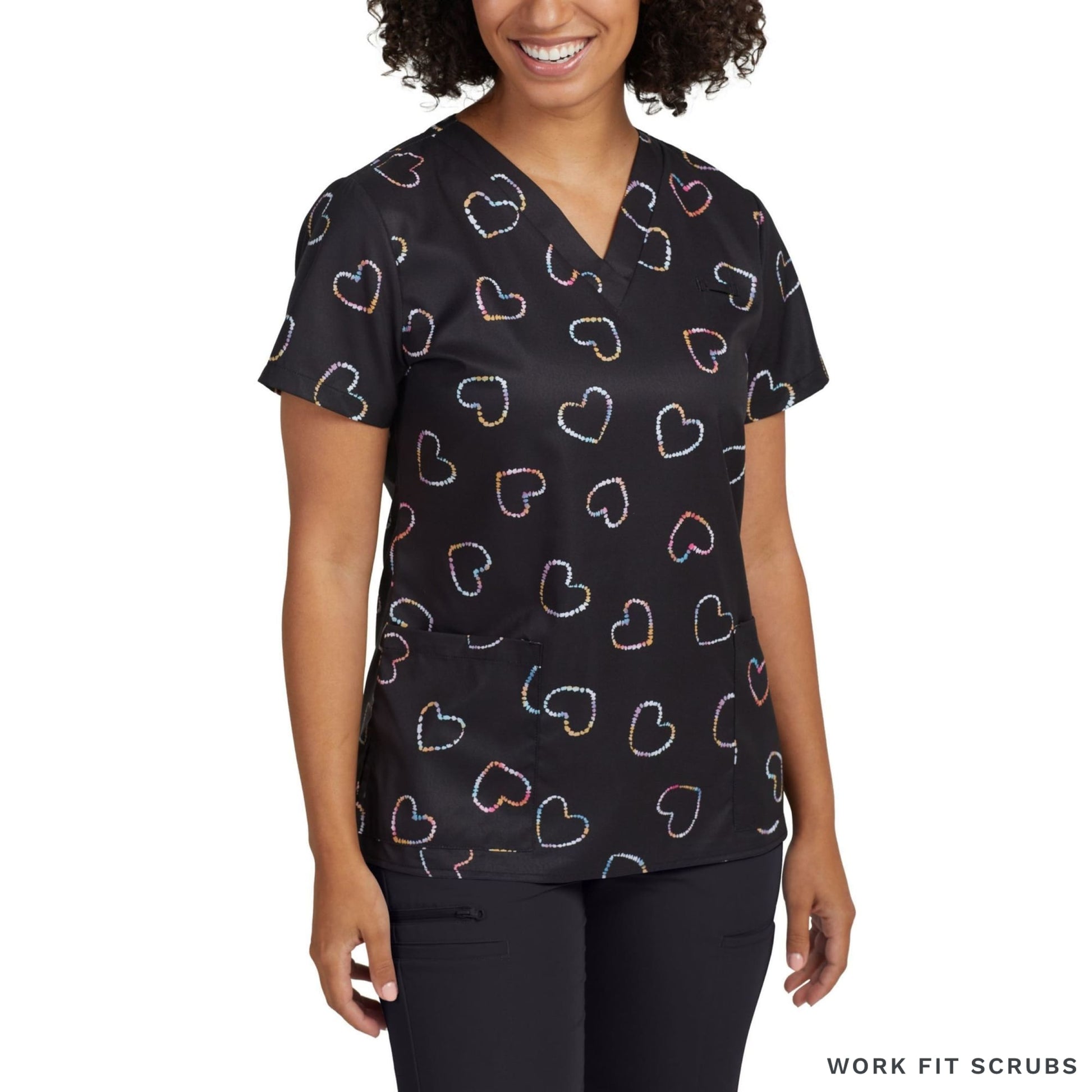 Work Fit Scrubs - Whitecross Spring 2024 V Neck Printed